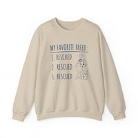 Load image into Gallery viewer, My Favorite Breed: Rescued | Sweatshirt
