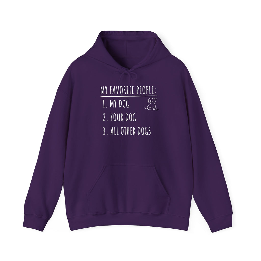 My Favorite People: Dogs | Graphic Hoodie