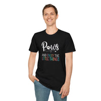 Load image into Gallery viewer, Paws and Enjoy the Little Things T-Shirt
