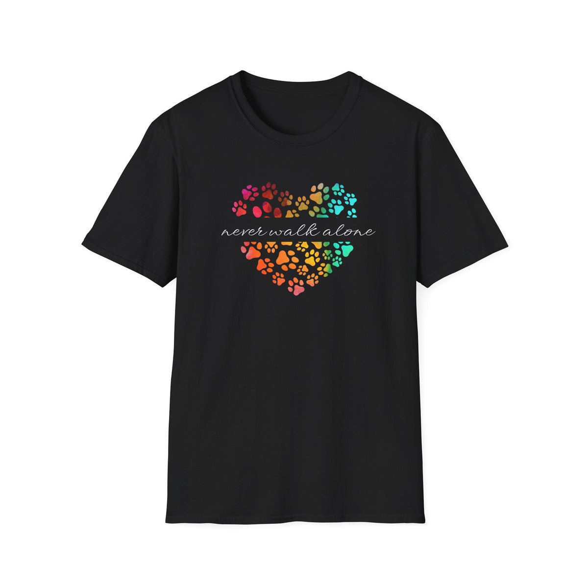 Never Walk Alone Dog Lover T-Shirt