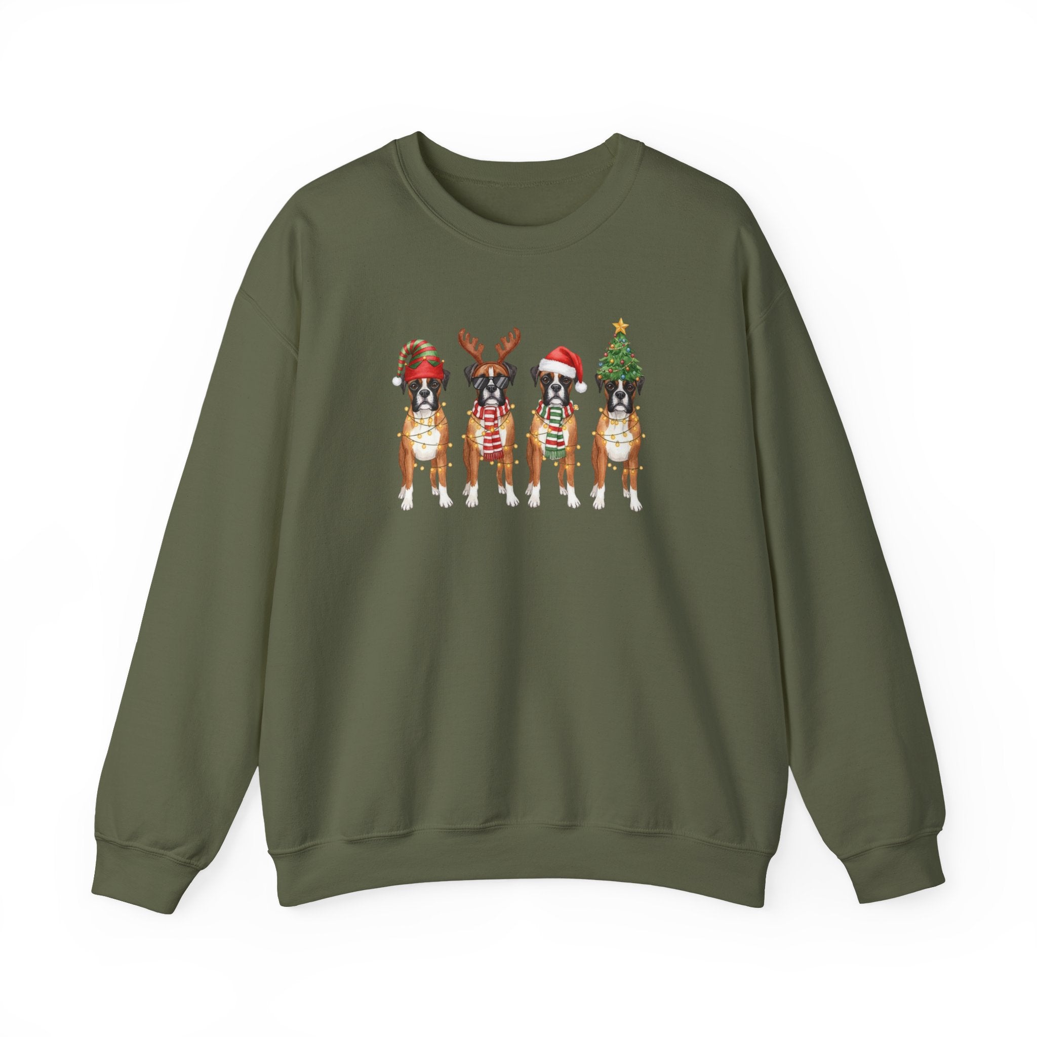 Christmas Boxer Dog | Sweatshirt