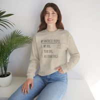 Load image into Gallery viewer, My Favorite People: Dogs | Sweatshirt
