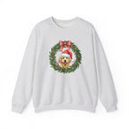 Golden Retriever Christmas Wreath | Sweatshirt