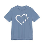 "Best Dog Mom Ever" Big Heart and Paws | Graphic Tee