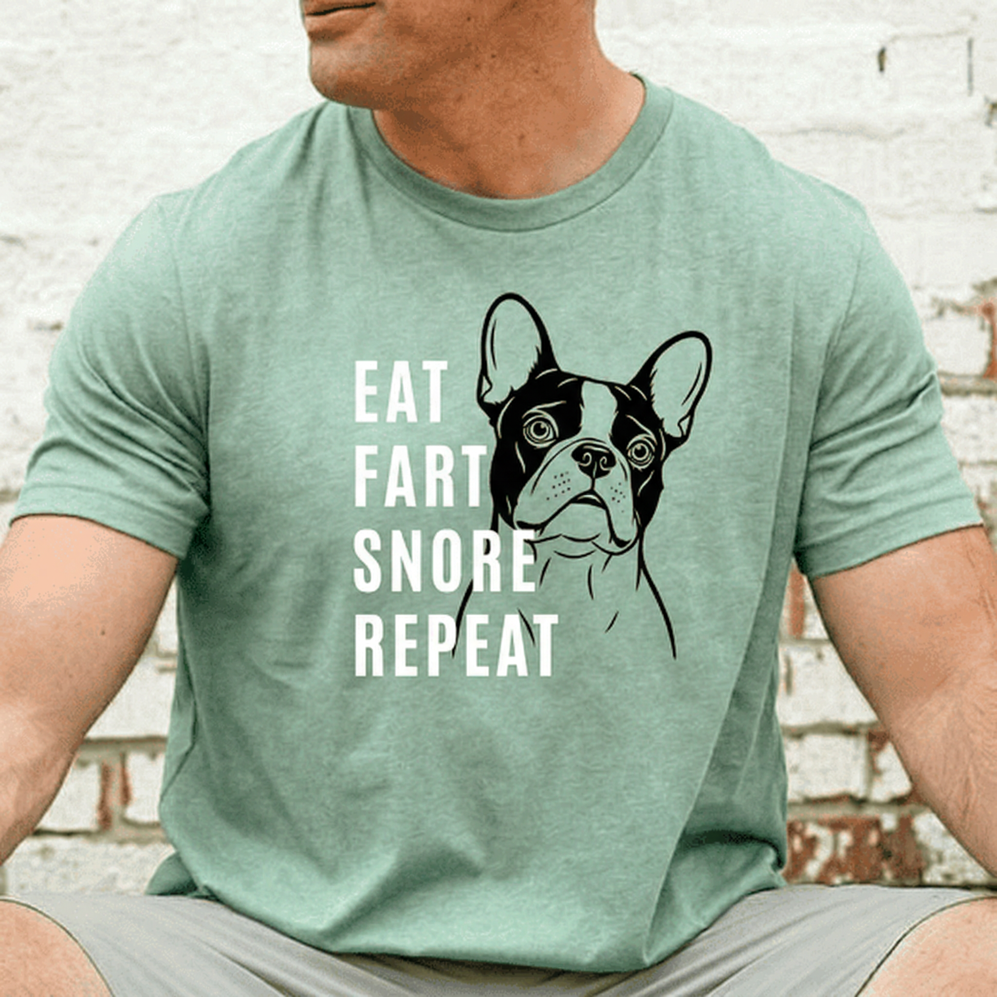 Eat Fart Snore Repeat - Frenchie | Classic Tee